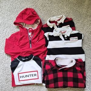 Hunter X Target Kids Clothes Red and Black Shirt Set With Zip Up Hunter Jacket